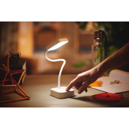 Philips - Candeeiro táctil de mesa LED com regulação ROCK LED/5W/5V 1800mAh