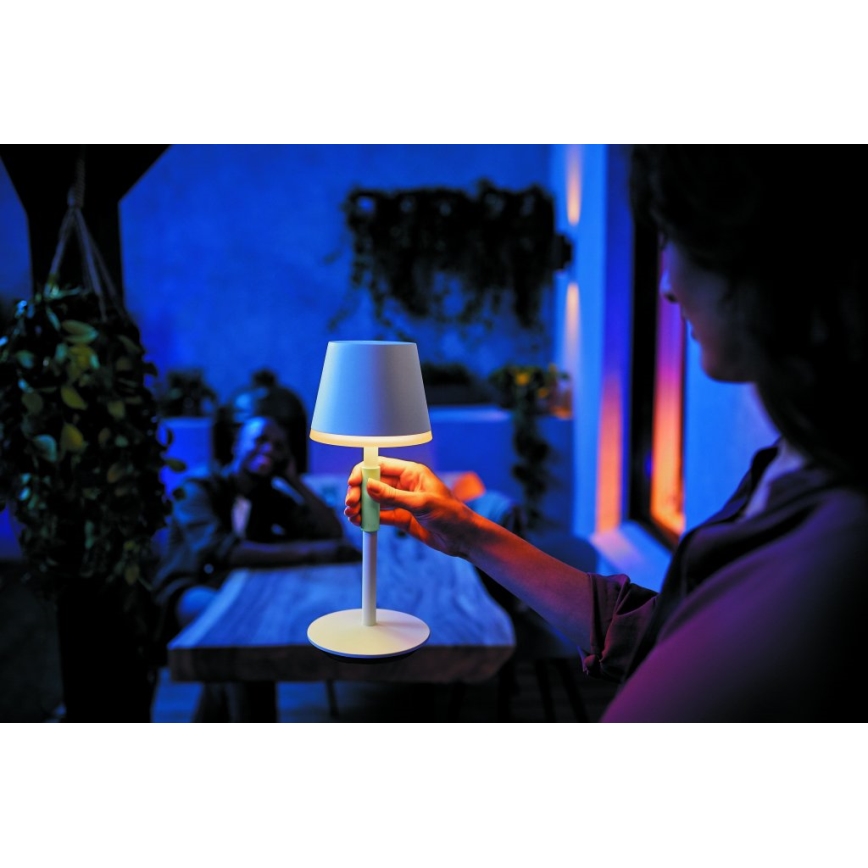 Philips-Candeeiro exterior táctil LED RGBW com regulação Hue GO LED/6,2W/230V 2000-6500K IP54