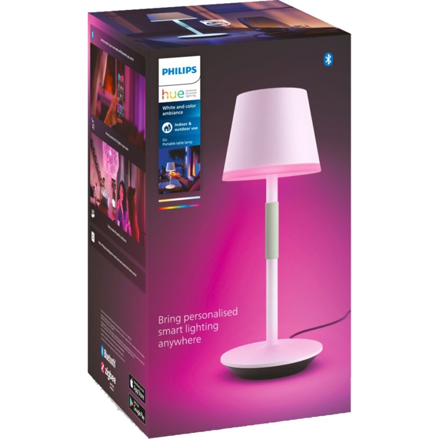 Philips-Candeeiro exterior táctil LED RGBW com regulação Hue GO LED/6,2W/230V 2000-6500K IP54