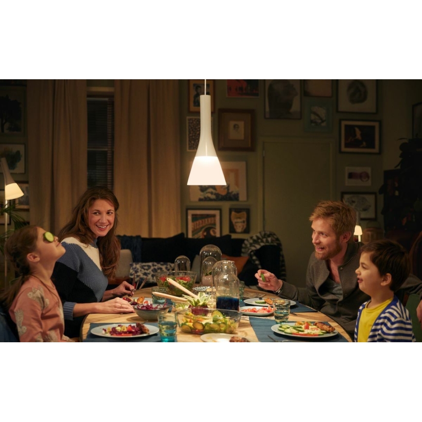 Philips - Candelabro suspenso LED com regulação Hue EXPLORE 1xE27/6W/230V 2200-6500K