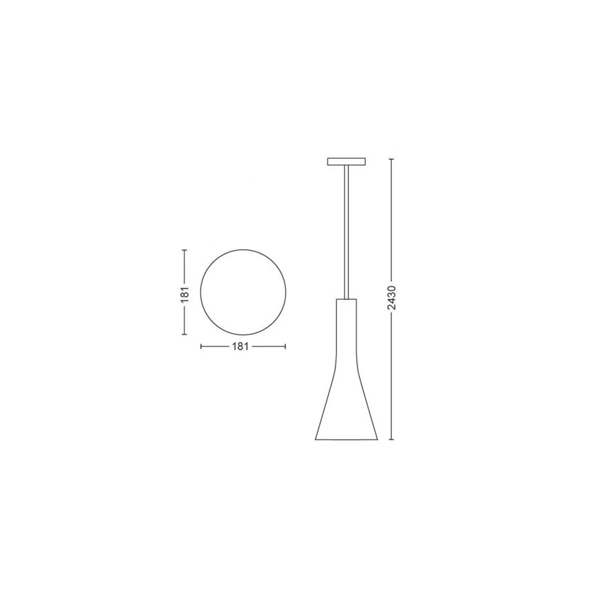 Philips - Candelabro suspenso LED com regulação Hue EXPLORE 1xE27/6W/230V 2200-6500K