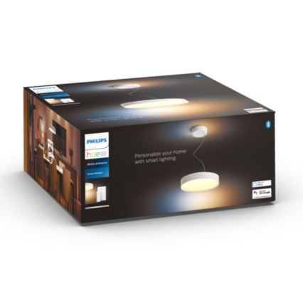 Philips - Candelabro suspenso LED com regulação Hue LED/33,5W/230V 2200-6500K branco + controlo remoto