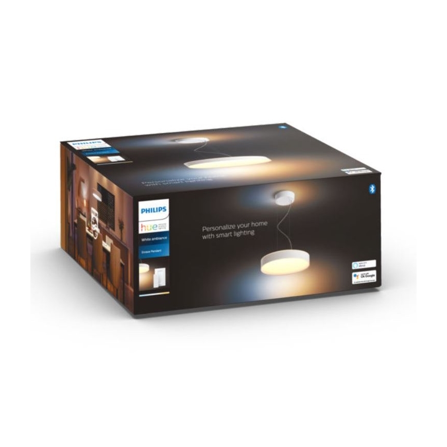 Philips - Candelabro suspenso LED com regulação Hue LED/33,5W/230V 2200-6500K branco + controlo remoto