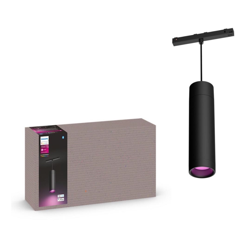 Philips - Candelabro suspenso para sisteam de carril LED RGB com regulação Hue PERIFO LED RGB/5,2W/24V 2000-6500K