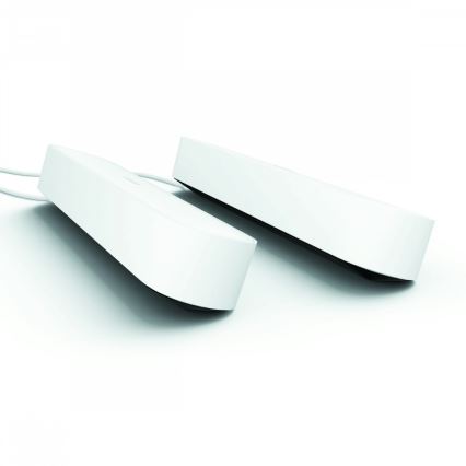 Philips - CONJUNTO 2x Candeeiro de mesa LED RGB com regulação Hue PLAY LED/6W/230V branco