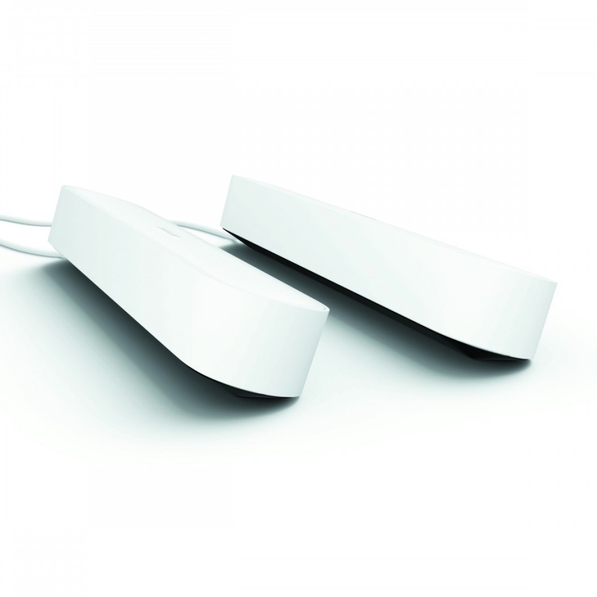 Philips - CONJUNTO 2x Candeeiro de mesa LED RGB com regulação Hue PLAY LED/6W/230V branco