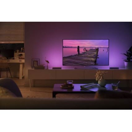 Philips - CONJUNTO 2x Candeeiro de mesa LED RGB com regulação Hue PLAY LED/6W/230V branco