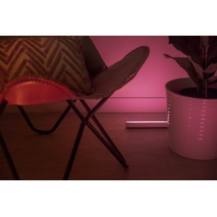 Philips - CONJUNTO 2x Candeeiro de mesa LED RGB com regulação Hue PLAY LED/6W/230V branco