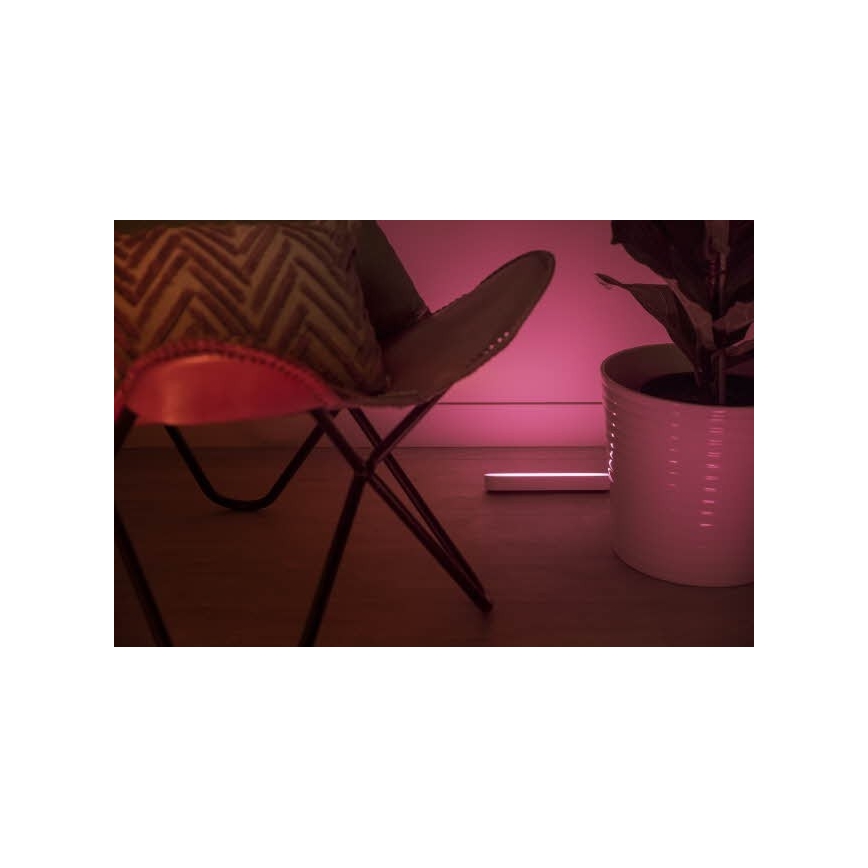 Philips - CONJUNTO 2x Candeeiro de mesa LED RGB com regulação Hue PLAY LED/6W/230V branco