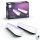Philips - CONJUNTO 2x Candeeiro de mesa LED RGB com regulação Hue PLAY LED/6W/230V branco