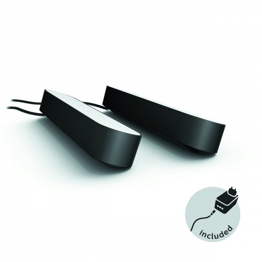 Philips - CONJUNTO 2x Candeeiro de secretária LED RGB com regulação  Hue PLAY White And Color Ambiance LED/6W/230V