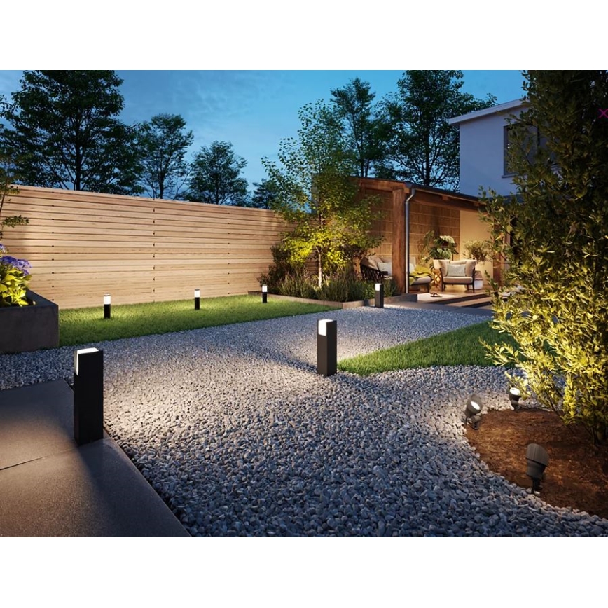 Philips - CONJUNTO 3x Candeeiro exterior LED GARDENLINK LED/24W/230V 2700K IP44