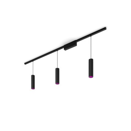 Philips - CONJUNTO 3x Candelabro suspenso para sistema de carril LED RGBW com regulação Hue PERIFO LED/15,6W/230V 2000-6500K