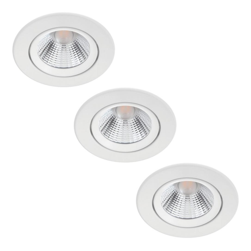 Philips - CONJUNTO 3x Foco de encastrar LED com regulação LED/5,5W/230V 2700K