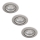 Philips - CONJUNTO 3x Foco de encastrar LED com regulação LED/5W/230V 2700K