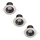 Philips - CONJUNTO 3x Foco de encastrar LED de casa de banho com regulação ABROSA LED/9W/230V IP44