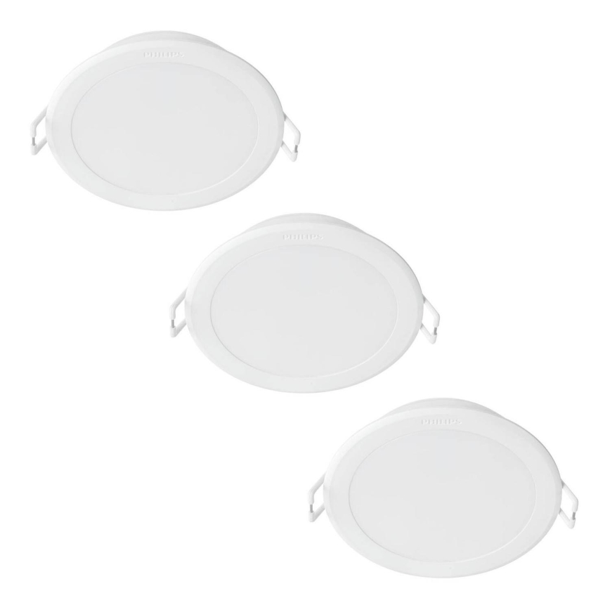 Philips - CONJUNTO 3x Foco de encastrar LED MESON LED/5,5W/230V 4000K