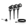 Philips - CONJUNTO 3x Foco exterior LED CASPER LED/1,5W/24/230V IP44