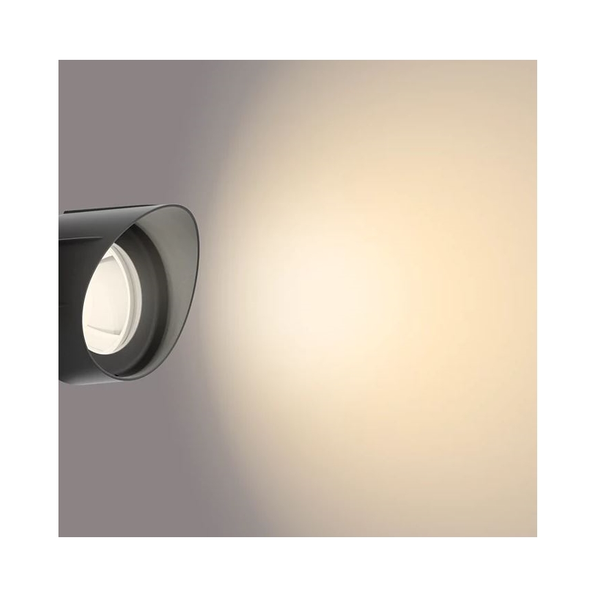 Philips -CONJUNTO 3x Foco exterior LED LED/6W/230V 2700K IP44