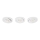 Philips - CONJUNTO 3x Focos de encastrar LED com regulação/4,5W/230V