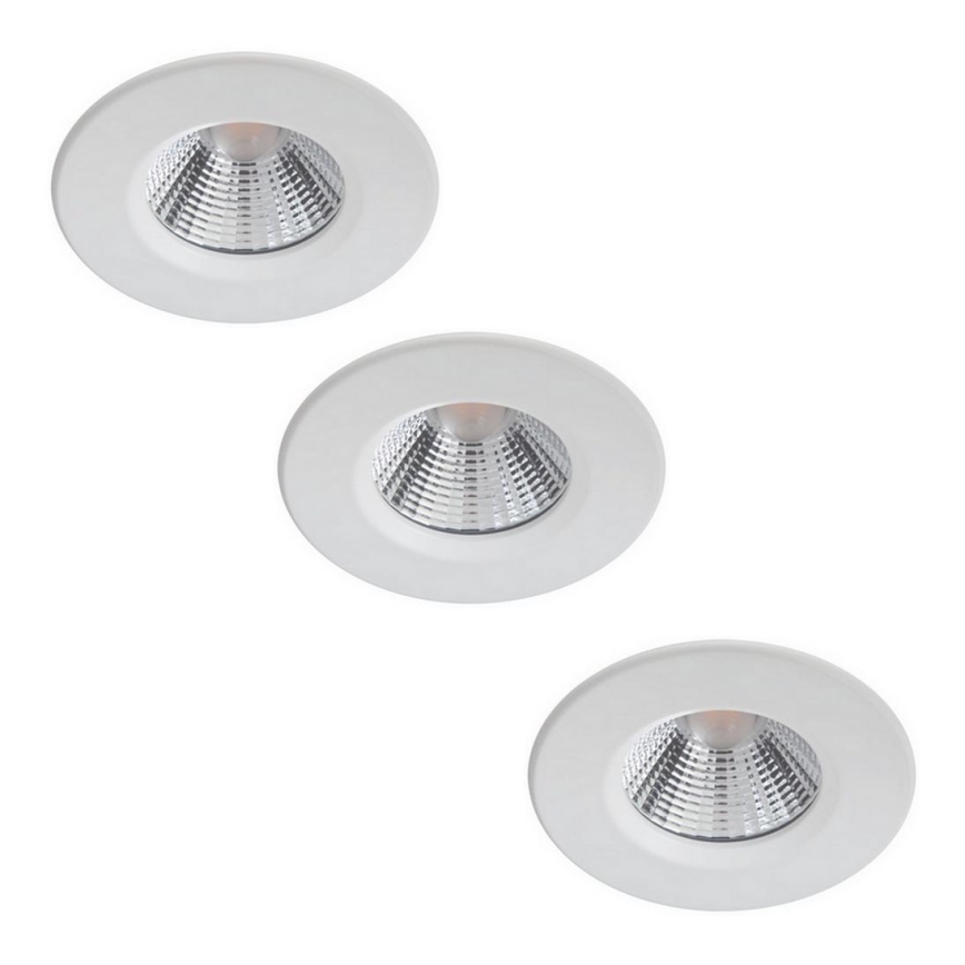 Philips - CONJUNTO 3x Iluminação de casa de banho LED com regulação LED/5,5W/230V 2700K IP65
