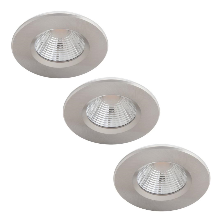Philips - CONJUNTO 3x Iluminação de casa de banho LED com regulação LED/5,5W/230V 2700K IP65