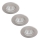 Philips - CONJUNTO 3x Iluminação de casa de banho LED com regulação LED/5,5W/230V 2700K IP65