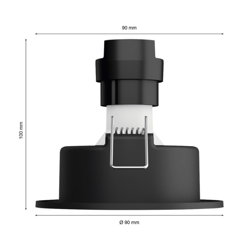 Philips - CONJUNTO 3x Iluminação embutida LED RGB com regulação Hue CENTURA 1xGU10/5,7W/230V 2000-6500K