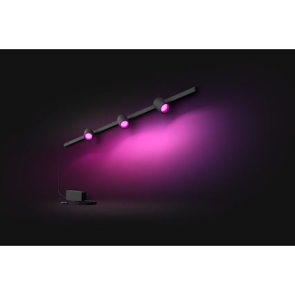 Philips- CONJUNTO 3x Iluminação para sistema de carril LED RGB com regulação Hue PERIFO LED RGB/15,6W/230V 2000-6500K