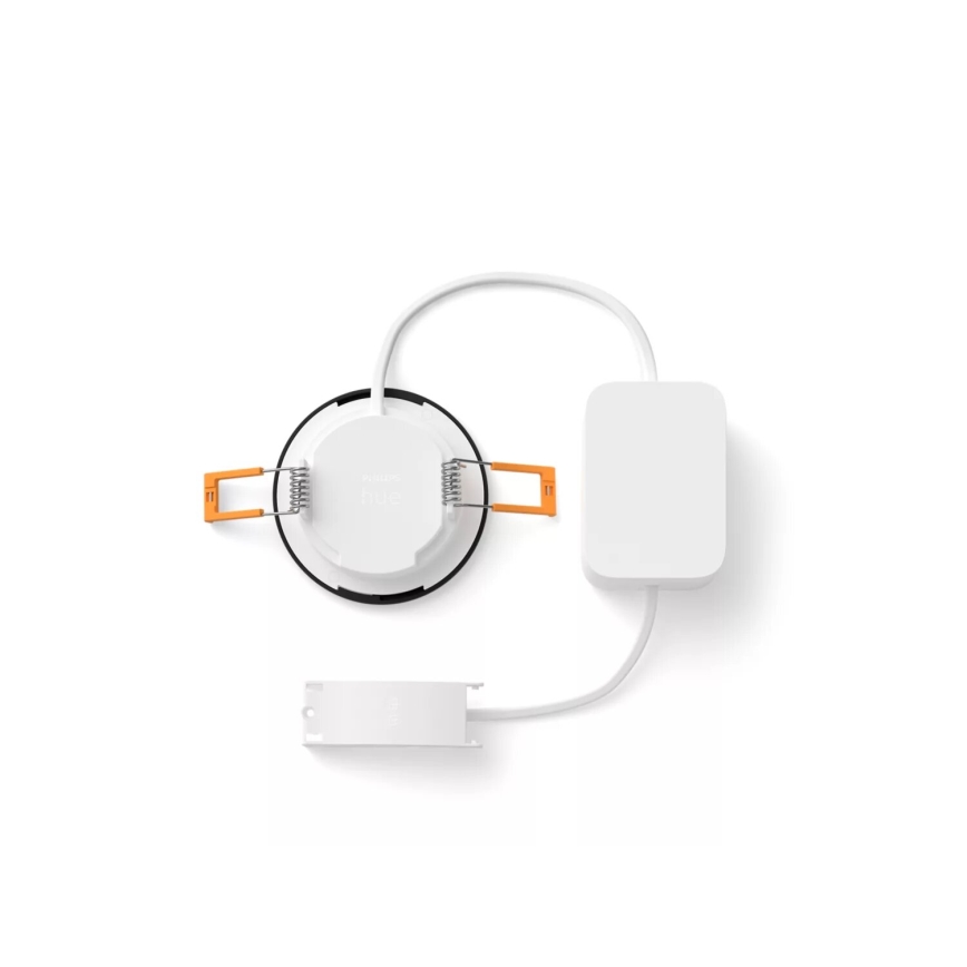 Philips - CONJUNTO 3x Focos de encastrar LED RGBW para casa de banho com regulação Hue SLIM LED/8,3W/230V IP44 2000-6500K