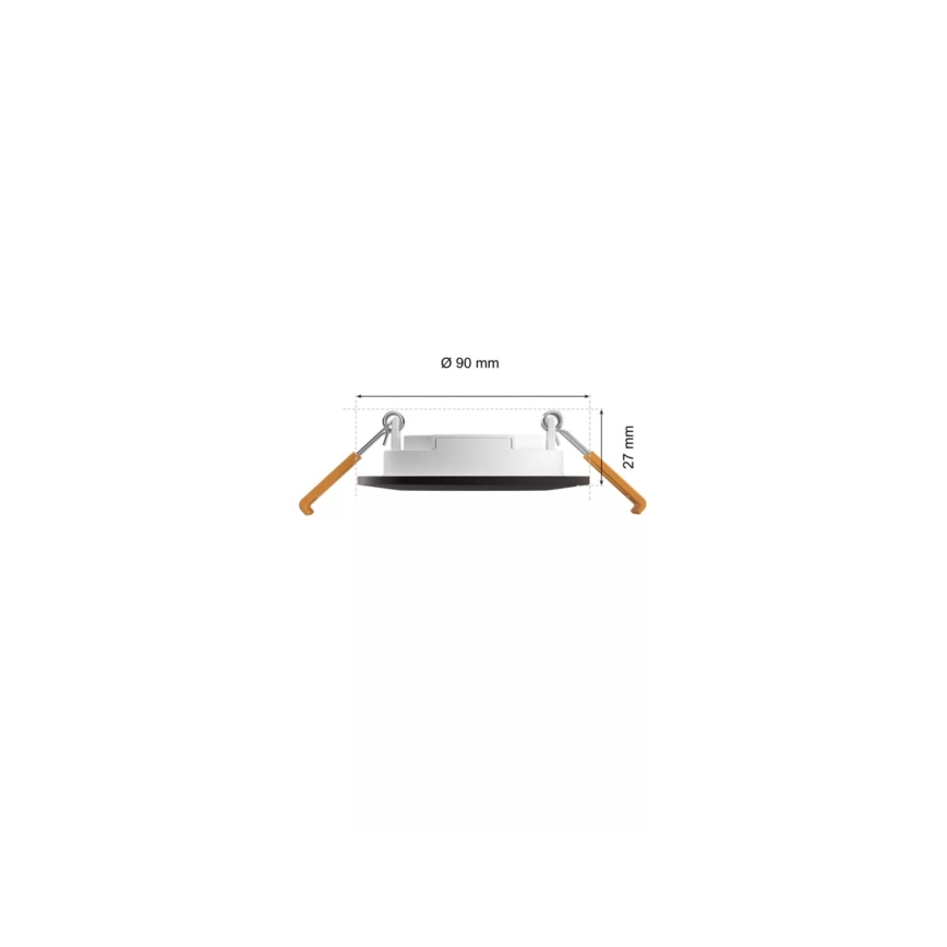 Philips - CONJUNTO 3x Focos de encastrar LED RGBW para casa de banho com regulação Hue SLIM LED/8,3W/230V IP44 2000-6500K
