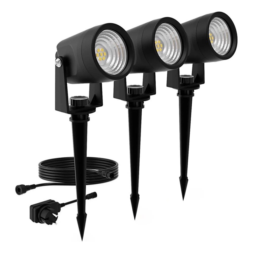 Philips -CONJUNTO 3x Iluminações para exterior LED GARDENLINK REUEL LED/1,5W/230V 2700K IP44