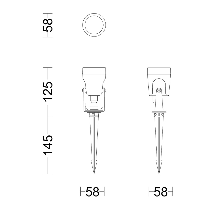 Philips -CONJUNTO 3x Iluminações para exterior LED GARDENLINK REUEL LED/1,5W/230V 2700K IP44