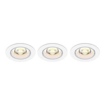 Philips -CONJUNTO 3xFoco de encastrar LED IMPALA Warm Glow LED/6W/230V