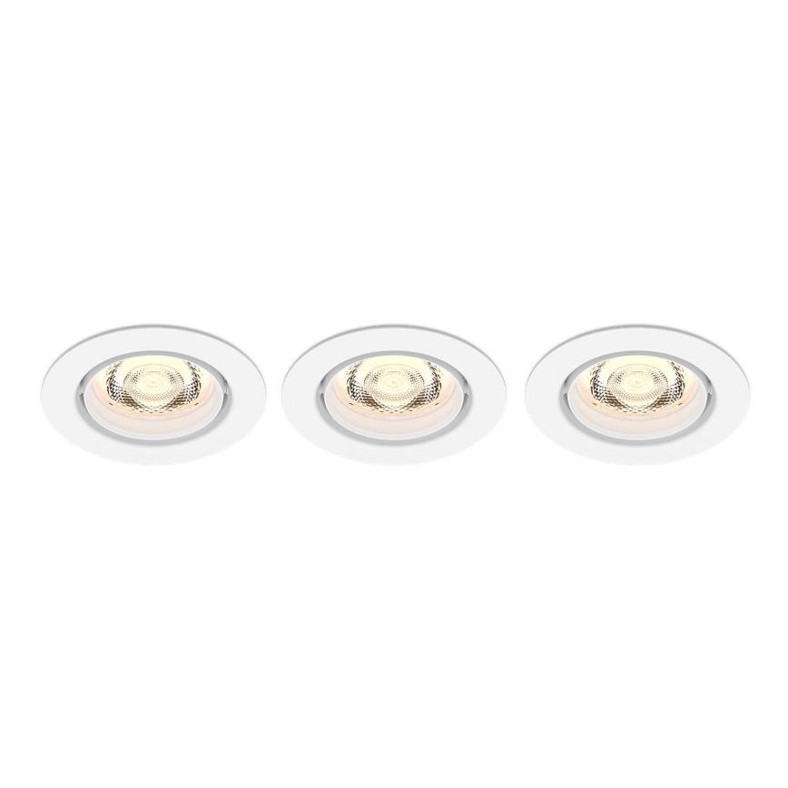 Philips -CONJUNTO 3xFoco de encastrar LED IMPALA Warm Glow LED/6W/230V