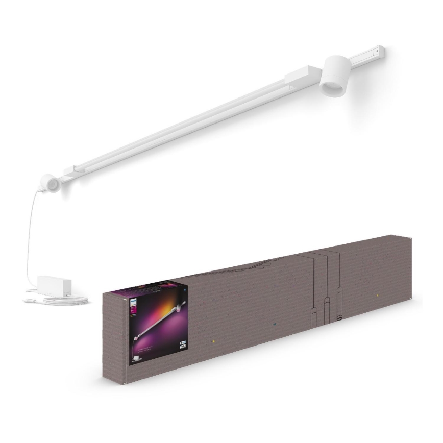 Philips - CONJUNTO 3xFoco para sistema de carril LED RGB com regulação Hue PERIFO LED/39,9W/230V 2000-6500K