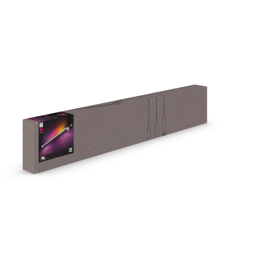 Philips - CONJUNTO 3xFoco para sistema de carril LED RGB com regulação Hue PERIFO LED/39,9W/230V 2000-6500K