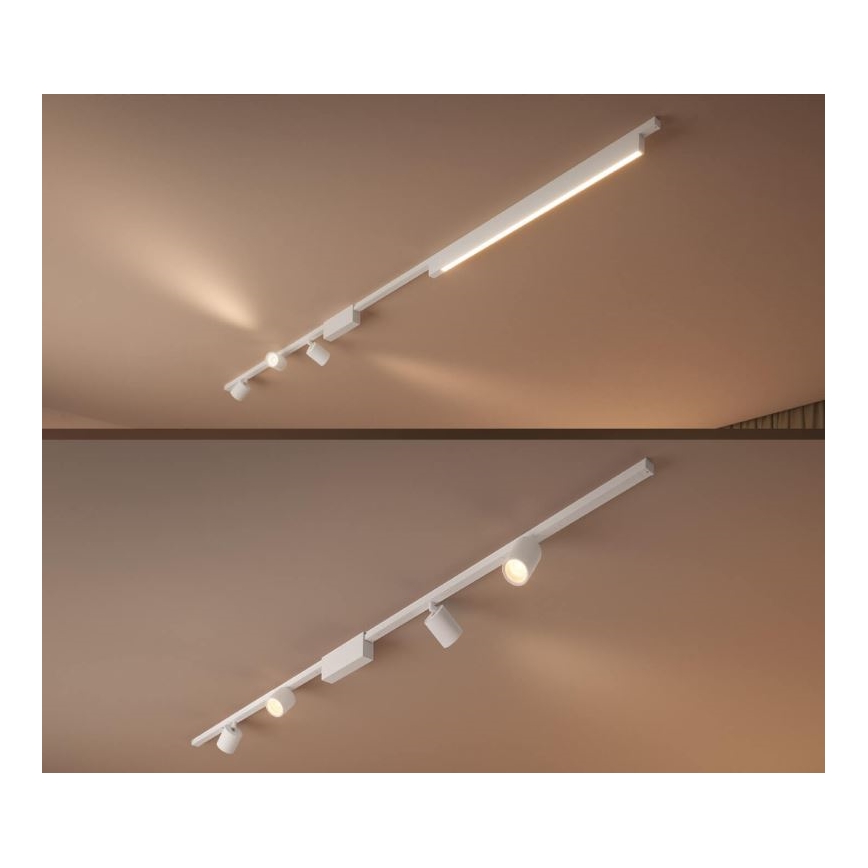 Philips  - CONJUNTO 4xIluminação para sistema de carril LED RGB com regulação Hue PERIFO LED RGB/20,8W/230V 2000-6500K