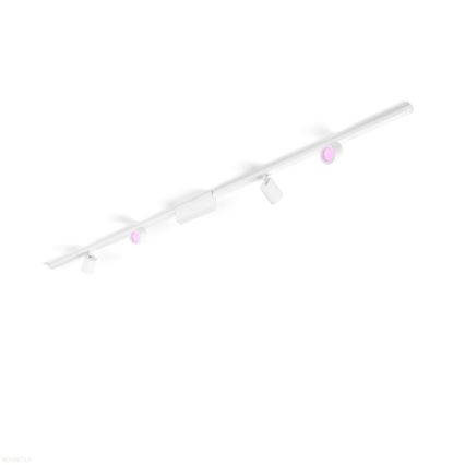 Philips  - CONJUNTO 4xIluminação para sistema de carril LED RGB com regulação Hue PERIFO LED RGB/20,8W/230V 2000-6500K