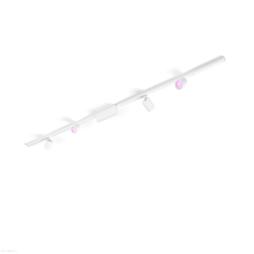 Philips  - CONJUNTO 4xIluminação para sistema de carril LED RGB com regulação Hue PERIFO LED RGB/20,8W/230V 2000-6500K