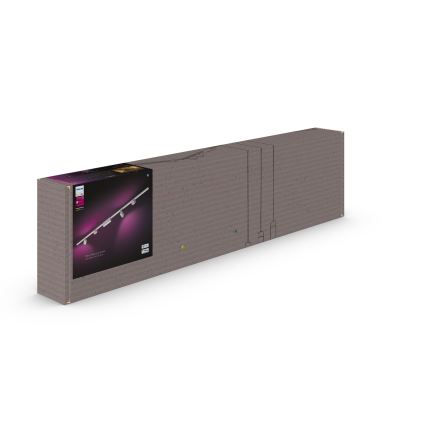 Philips  - CONJUNTO 4xIluminação para sistema de carril LED RGB com regulação Hue PERIFO LED RGB/20,8W/230V 2000-6500K