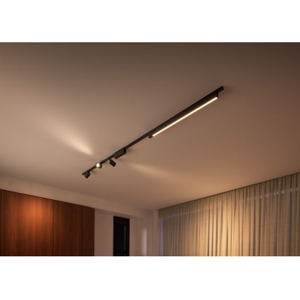 Philips- CONJUNTO 4xIluminação para sistema de carril LED RGB com regulação Hue PERIFO LED RGB/44,6W/230V 2000-6500K