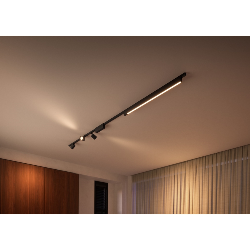 Philips- CONJUNTO 4xIluminação para sistema de carril LED RGB com regulação Hue PERIFO LED RGB/44,6W/230V 2000-6500K
