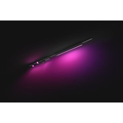 Philips- CONJUNTO 4xIluminação para sistema de carril LED RGB com regulação Hue PERIFO LED RGB/44,6W/230V 2000-6500K
