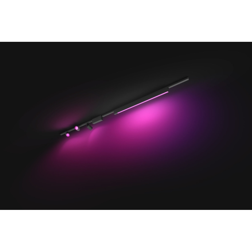 Philips- CONJUNTO 4xIluminação para sistema de carril LED RGB com regulação Hue PERIFO LED RGB/44,6W/230V 2000-6500K