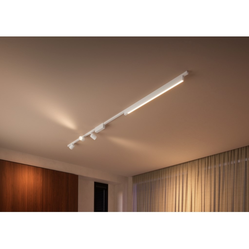 Philips- CONJUNTO 4xIluminação para sistema de carril LED RGB com regulação Hue PERIFO LED RGB/44,6W/230V 2000-6500K