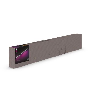 Philips- CONJUNTO 4xIluminação para sistema de carril LED RGB com regulação Hue PERIFO LED RGB/44,6W/230V 2000-6500K