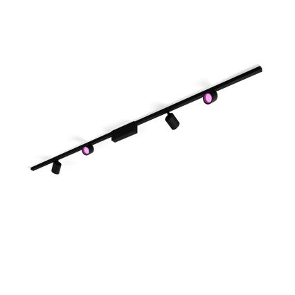 Philips  - CONJUNTO 4xLED RGB Foco com regulação para sistema de carril Hue PERIFO LED/20,8W/230V 2000-6500K
