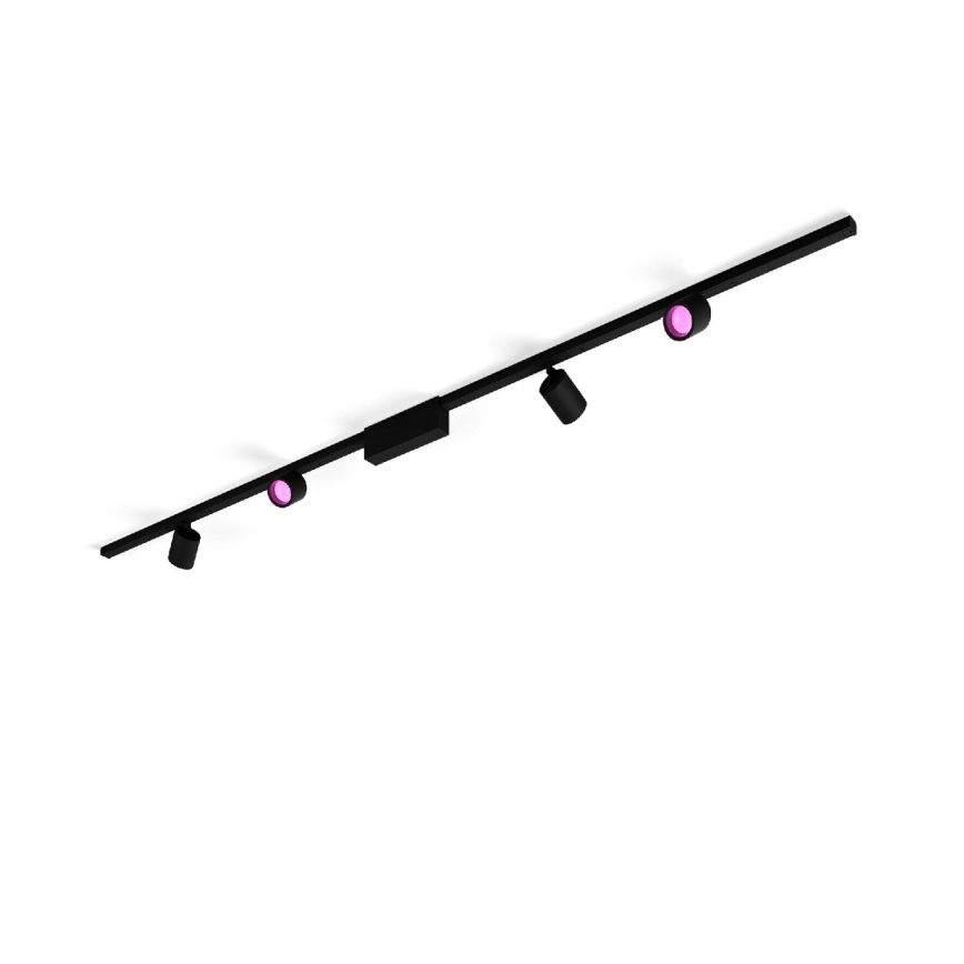 Philips  - CONJUNTO 4xLED RGB Foco com regulação para sistema de carril Hue PERIFO LED/20,8W/230V 2000-6500K