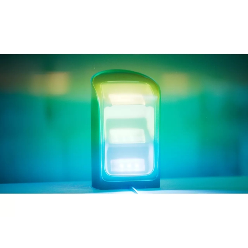 Philips - Conjunto de 2 projetores LED RGBW dimerizáveis Hue PLAY LED/20W/230V 2000–6500K preto